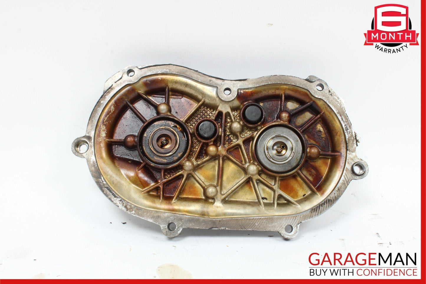 06-13 Mercedes W211 E350 S550 Front Right Engine Timing Chain Cover Plate OEM