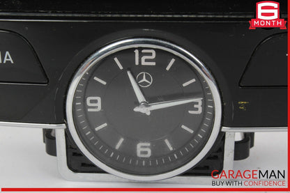 15-18 Mercedes W205 C300 Center Dashboard Hazard Control Switch w/ Clock Assy