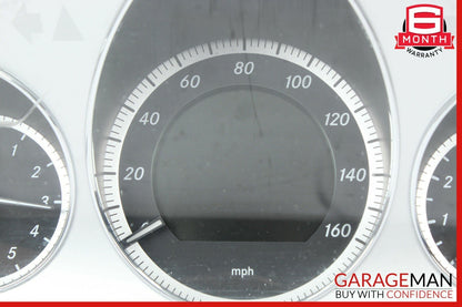 10-13 Mercedes W212 E350 E550 Instrument Cluster Speedometer 2125409647 OEM