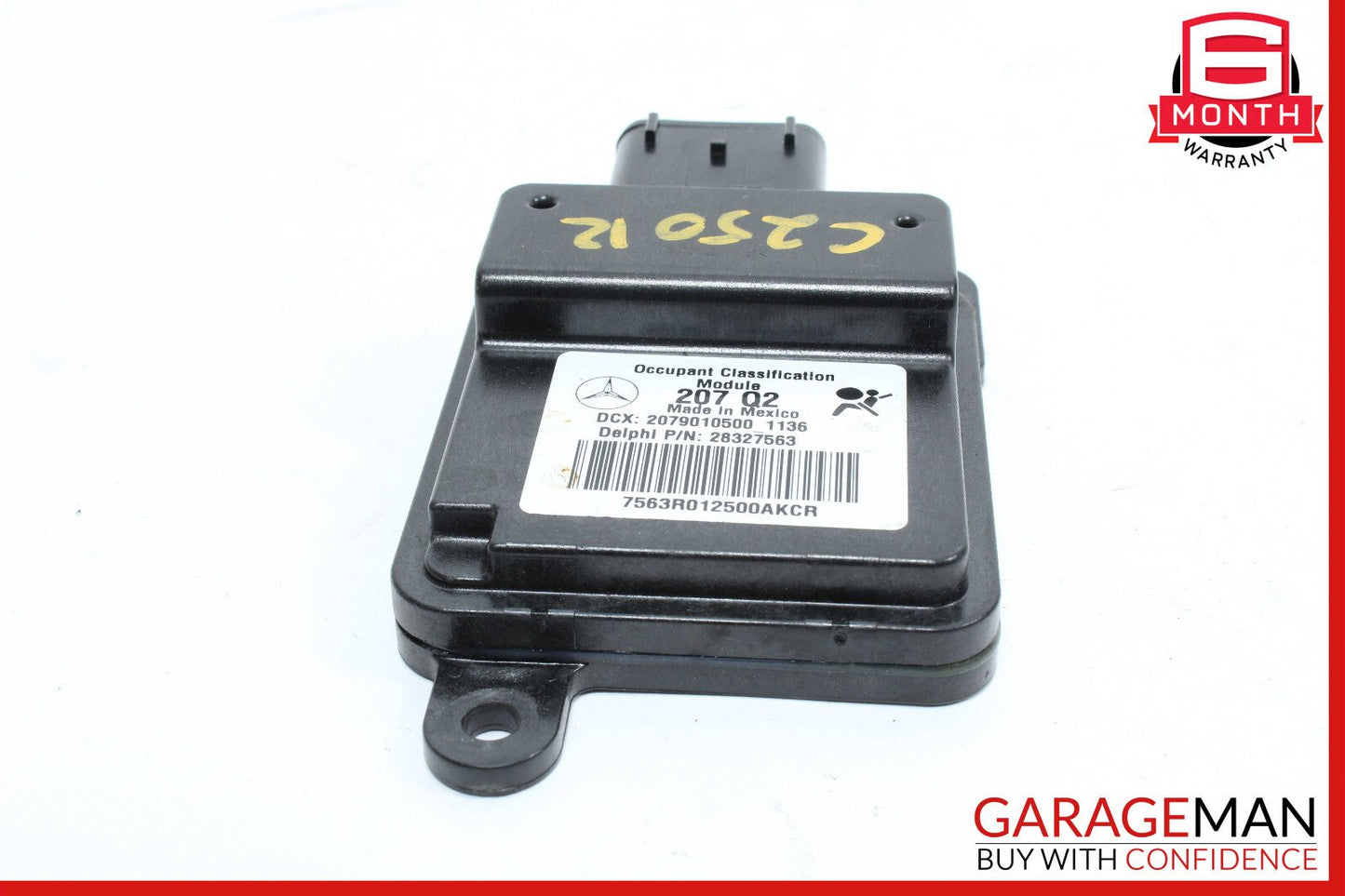 12-14 Mercedes W204 C250 C300 Seat Occupancy Sensor Mat SRS Module OEM