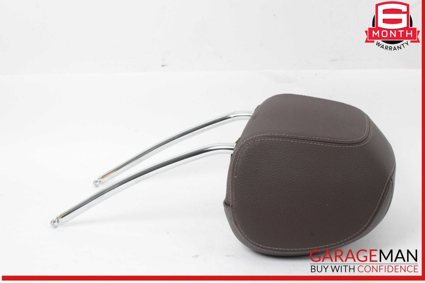 14-18 BMW X5 F15 Front Left or Right Seat Headrest Head Rest Leather Brown OEM