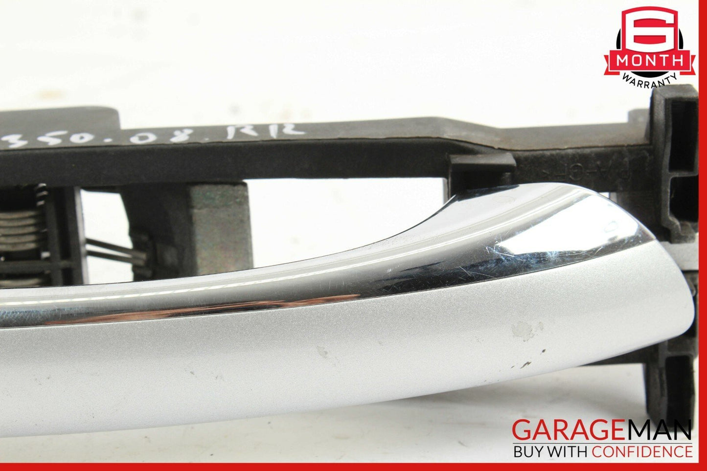 03-09 Mercedes W211 E350 E500 Rear Right Side Exterior Door Handle Silver OEM