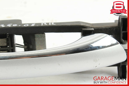 03-09 Mercedes W211 E350 E500 Rear Right Side Exterior Door Handle Silver OEM