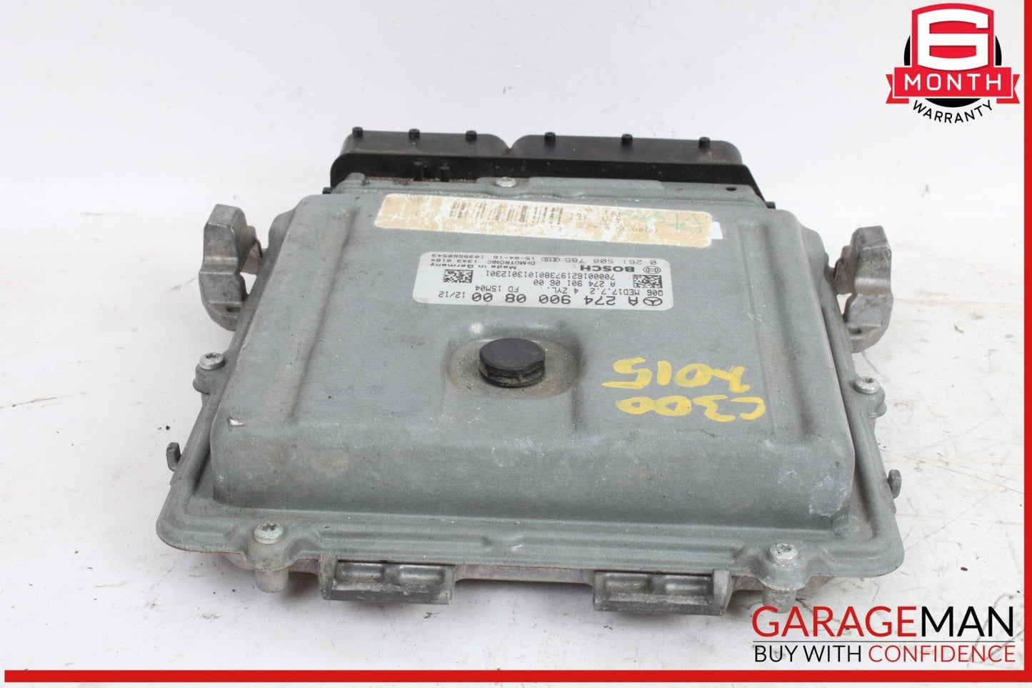 15-20 Mercedes W205 C300 GLC350e E300 M274 2.0L ECU ECM Engine Control Module