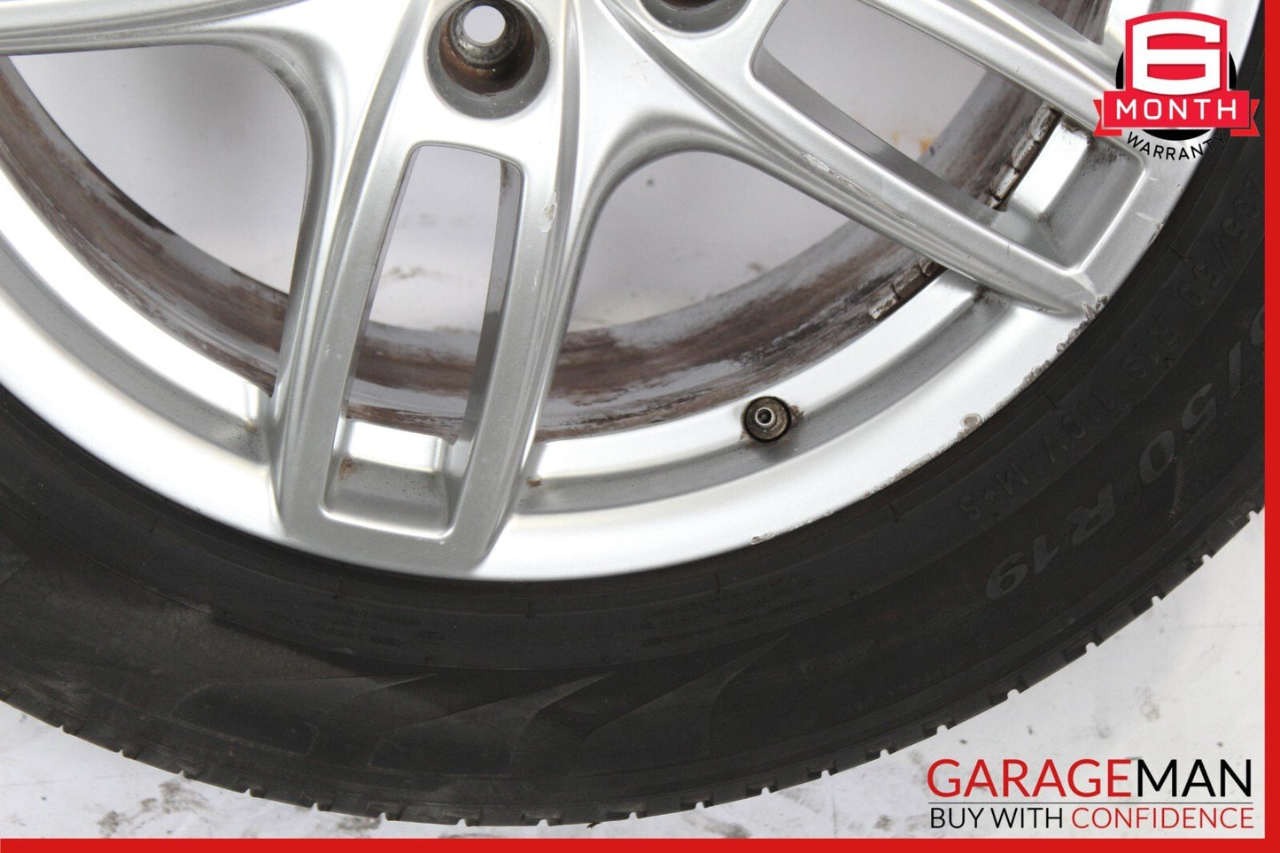 11-18 Porsche Cayenne 958 8.5 X 19 19" Wheel Rim Silver 7P5601025A OEM