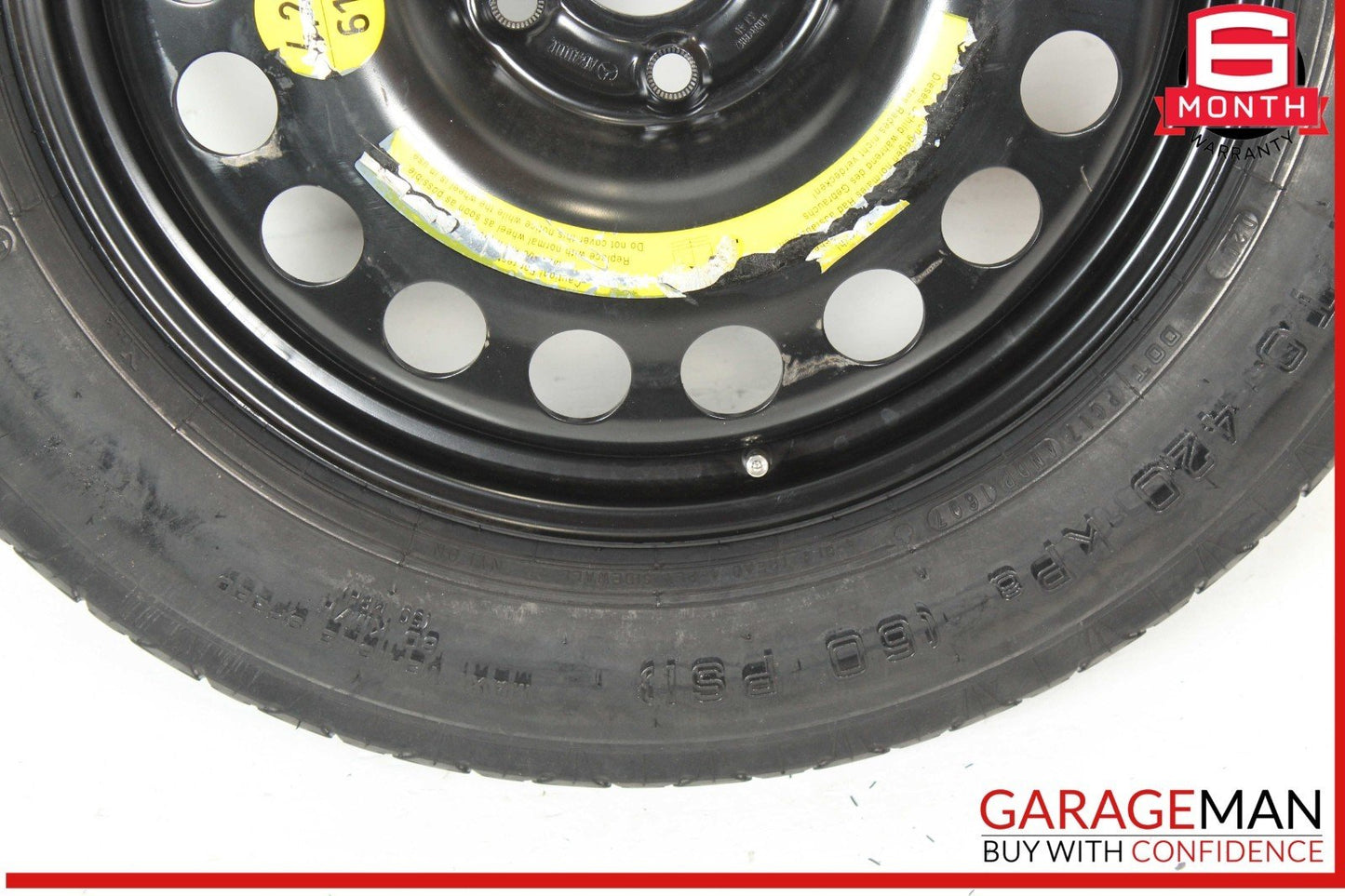 07-20 Mercedes X164 GL450 ML550 Emergency Spare Tire Wheel Donut Rim 18" 18 OEM