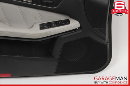 10-13 Mercedes W212 E500 E350 Front Left Interior Door Panel Cover Assembly Grey