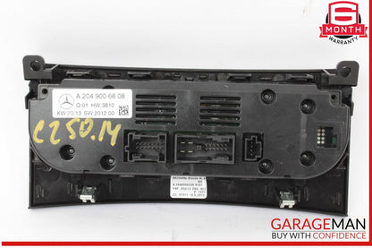 12-14 Mercedes W204 C250 C63 AMG C300 AC A/C Heater Climate Control w/ Trim OEM