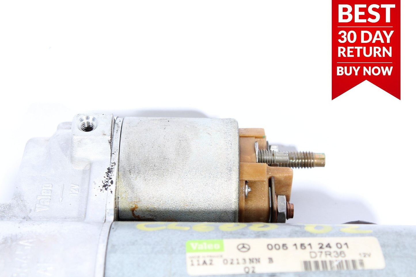01-02 Mercedes W215 CL600 S600 V12 Engine Starter Motor Assembly 0051512401 A21