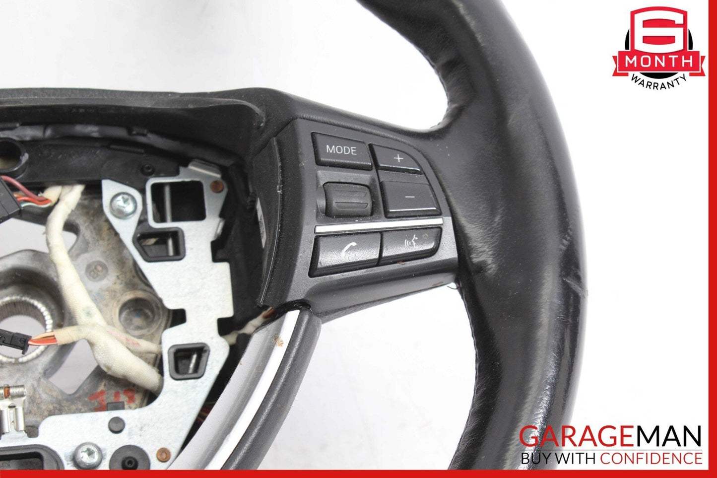 09-15 BMW F02 750i 750Li Sport Driver Steering Wheel Controls Assembly Black OEM