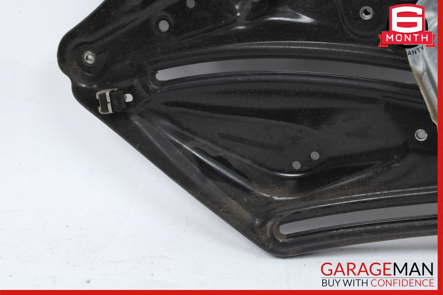 10-16 Mercedes W207 E350 Coupe Rear Right Door Regulator Window Frame w/o Motor