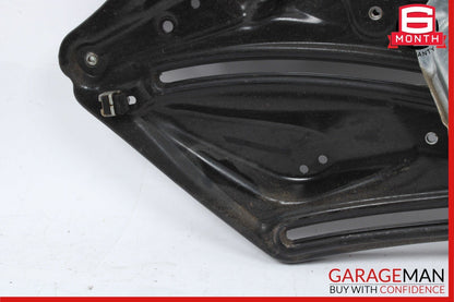 10-16 Mercedes W207 E350 Coupe Rear Right Door Regulator Window Frame w/o Motor
