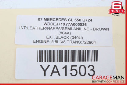 07-14 Mercedes W216 CL550 S550 S63 AMG Ipod Interface Control Module B67824245