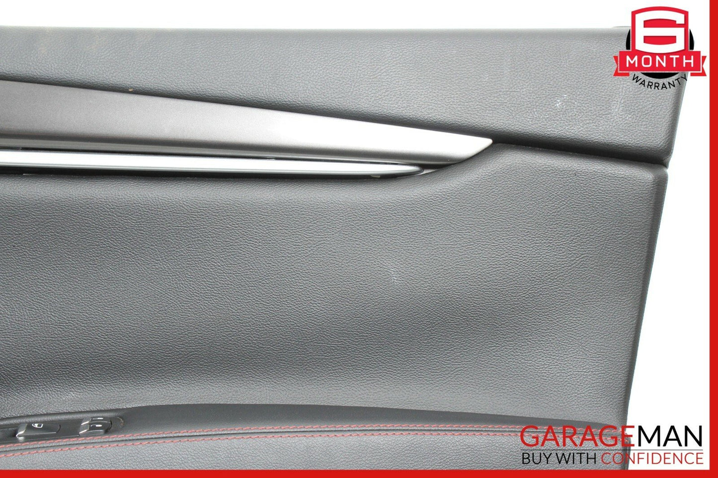 14-17 Maserati Ghibli Front Right Side Complete Interior Door Panel Black OEM
