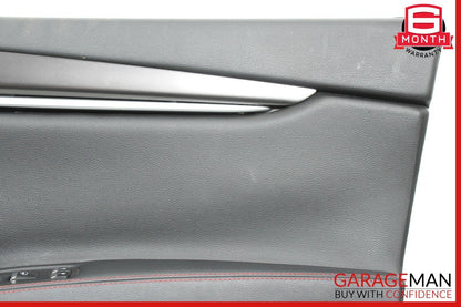 14-17 Maserati Ghibli Front Right Side Complete Interior Door Panel Black OEM