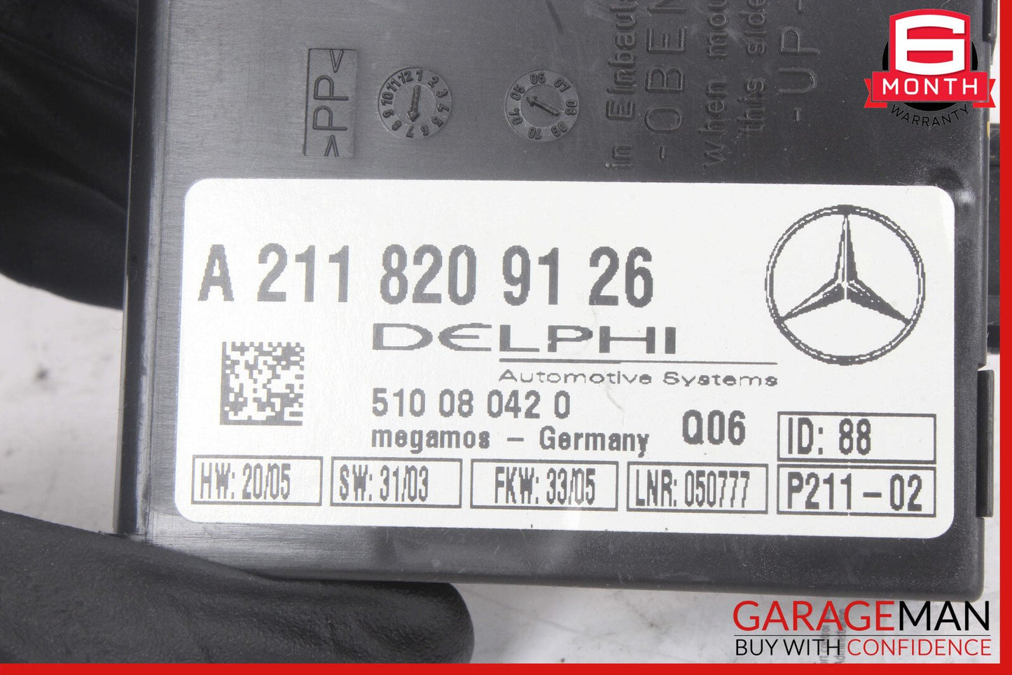 Mercedes R171 SLK350 CLK350 E320 C230 Anti Theft Alarm Module 2118209126 OEM