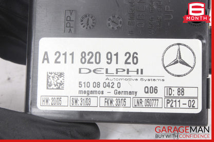 Mercedes R171 SLK350 CLK350 E320 C230 Anti Theft Alarm Module 2118209126 OEM