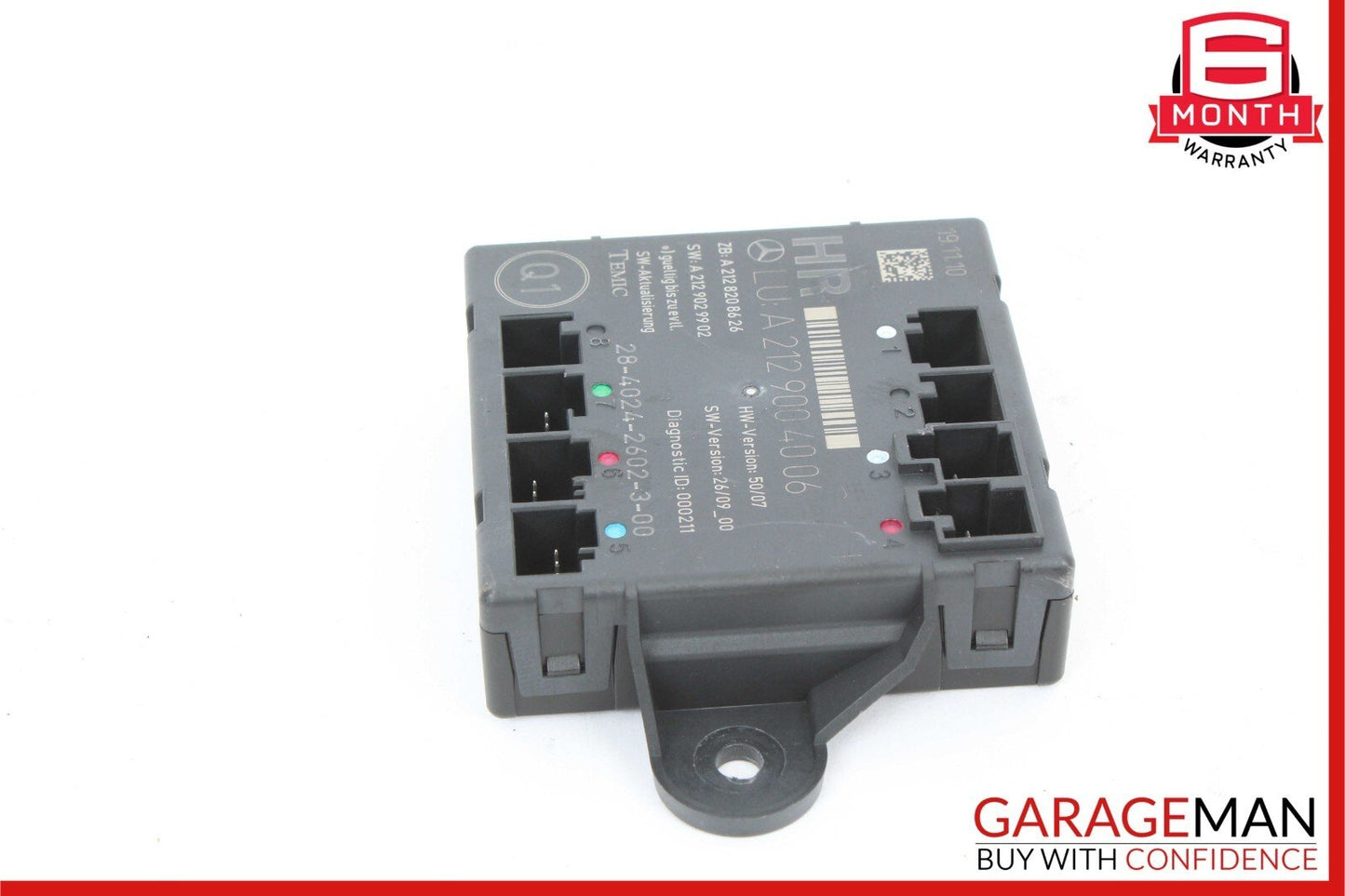 08-18 Mercedes C250 C350 E350 E550 Rear Right Side Door Control Module Unit