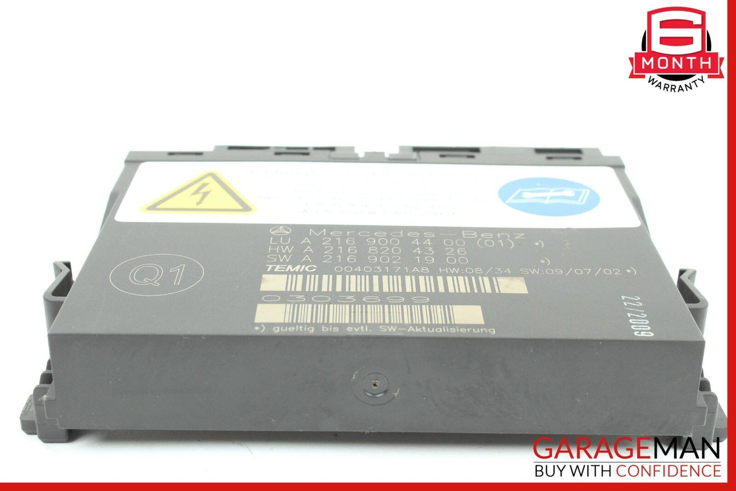 10-14 Mercedes W216 CL550 Front Right or Left Seat Contour Control Module Unit