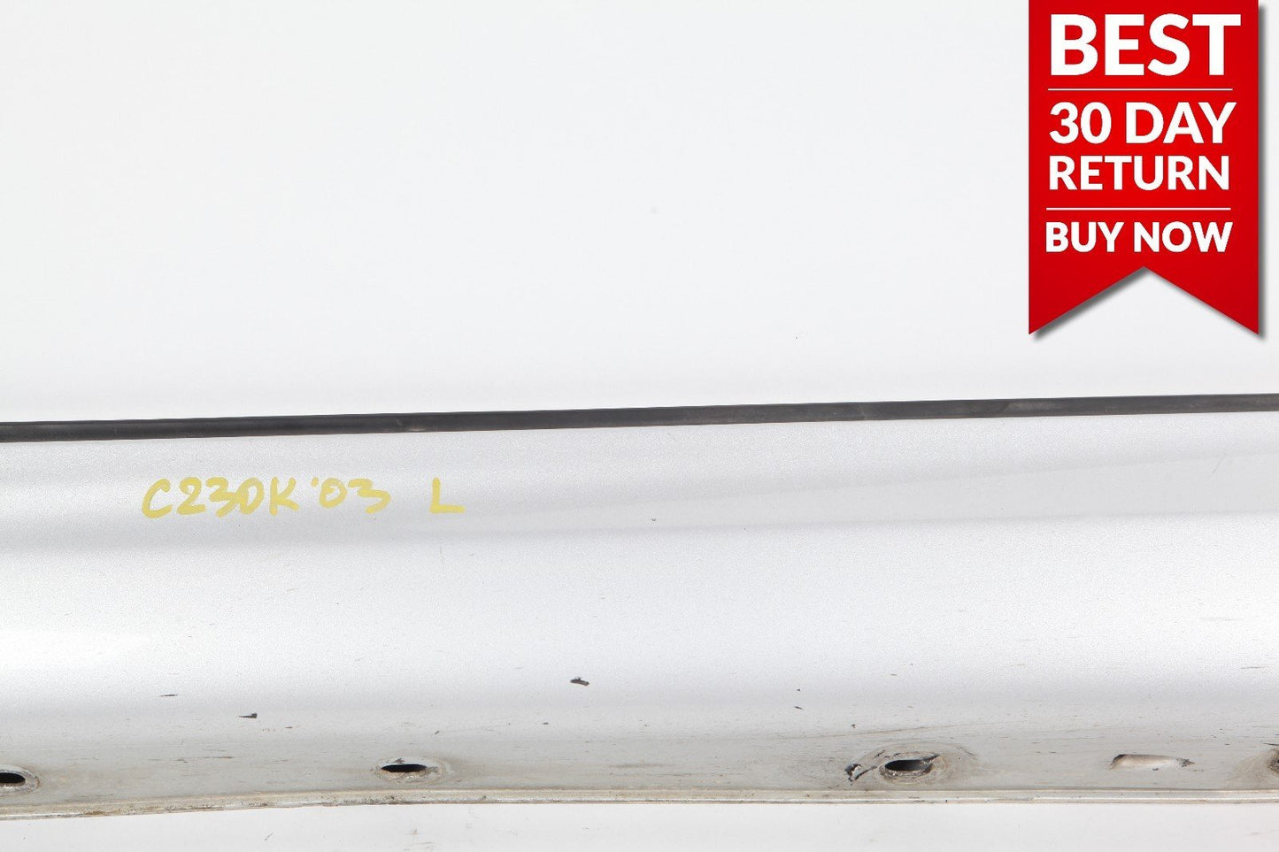 02-05 Mercedes W203 C230 C320 Coupe Left Side Skirt Rocker Panel Molding Silver