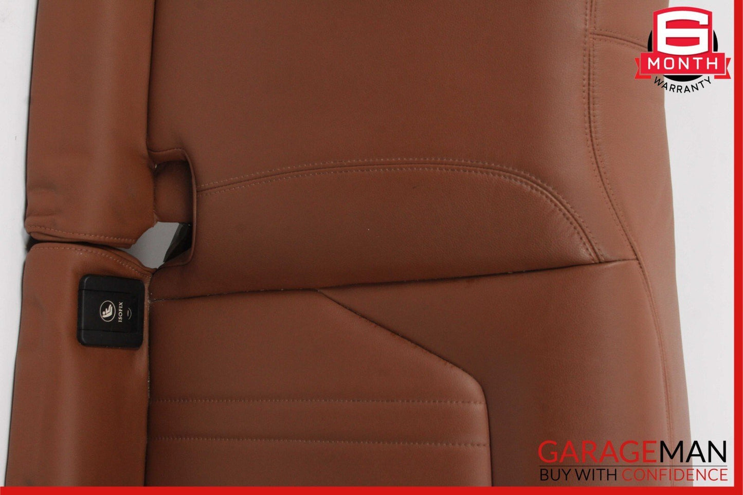14-17 Maserati Ghibli M157 Rear Bench Lower Bottom Seat Cushion Cover Brown OEM