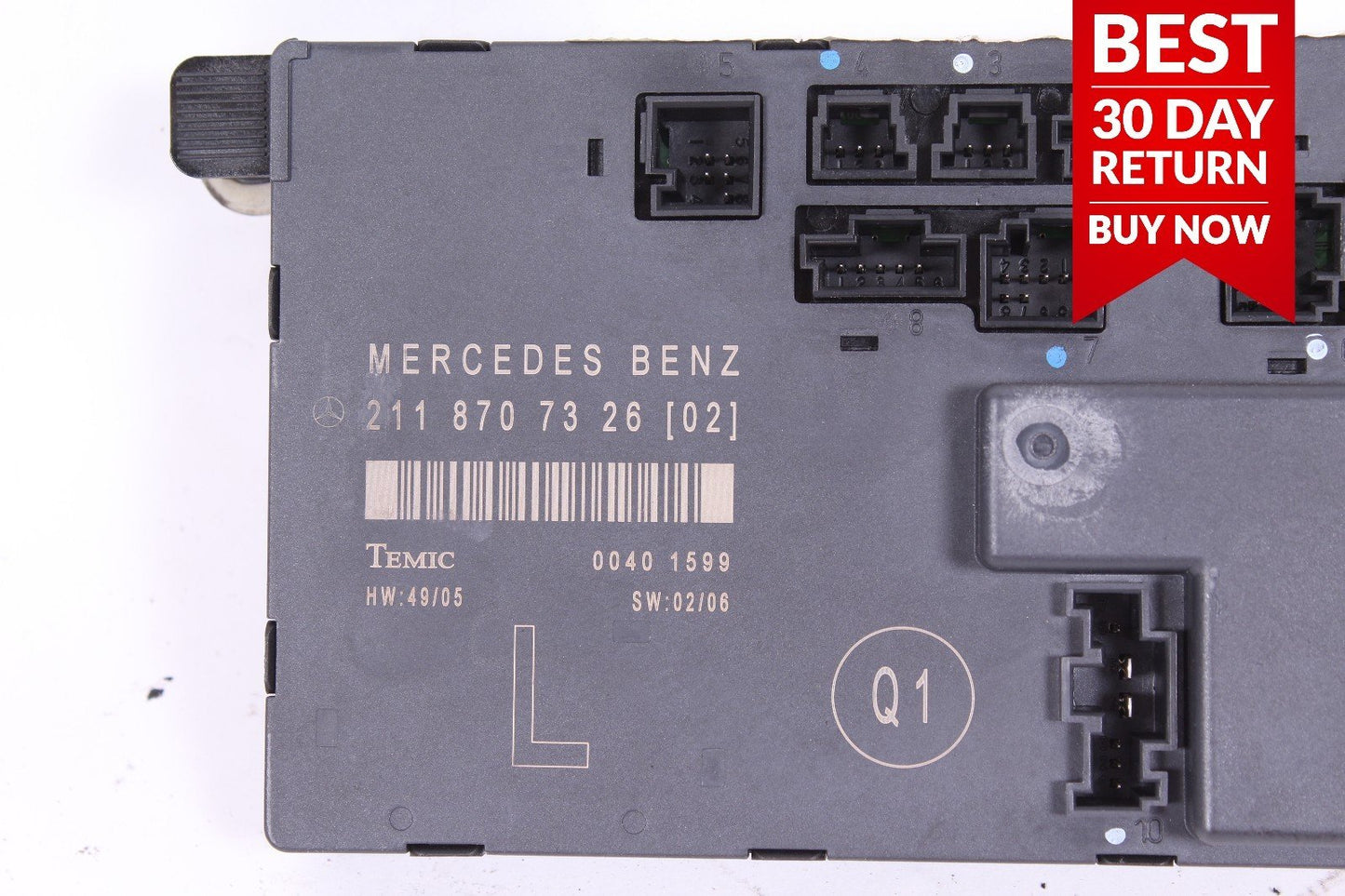 07-09 Mercedes W211 E350 E550 Front Left Driver Side Door Control Module A73 OEM
