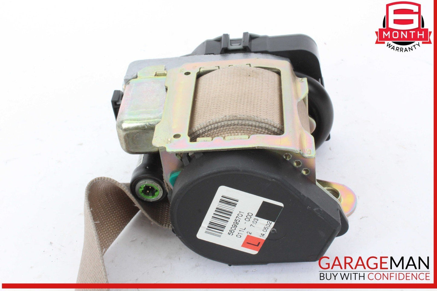 98-02 Mercedes W210 E320 Rear Left Driver Side 2nd Row Seatbelt OEM