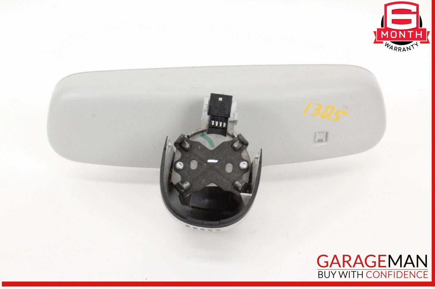 08-17 Audi Q5 SQ5 Front Upper Windshield Interior Rear View Mirror Gray OEM