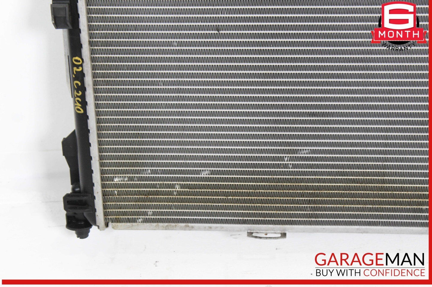 01-05 Mercedes W203 C240 CLK320 Engine Cooling Radiator A/C Condenser Assembly