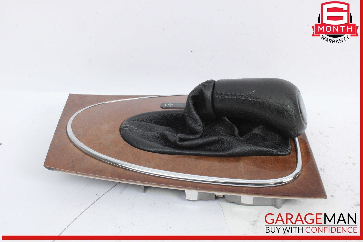 03-11 Mercedes W211 E320 Floor Gear Shift Shifter Boot Knob w/ Trim Cover Panel