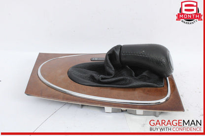 03-11 Mercedes W211 E320 Floor Gear Shift Shifter Boot Knob w/ Trim Cover Panel