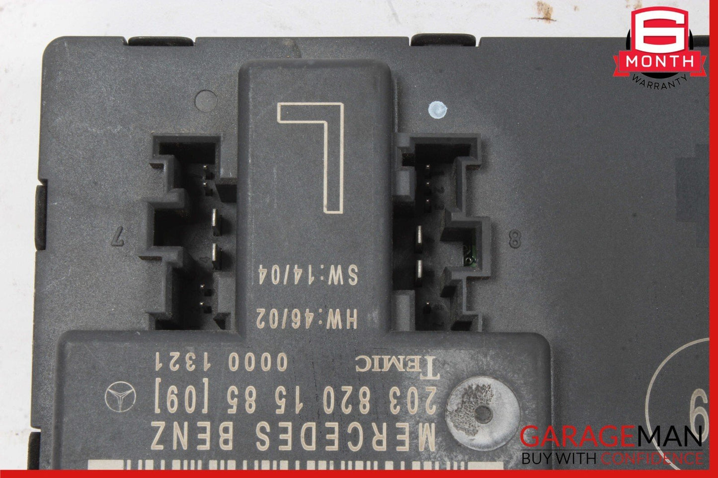 01-07 Mercedes W203 C320 C230 C280 Front Left Side Door Control Module Unit