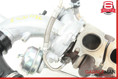 16-18 Mercedes W213 E400 4Matic Left Side Turbocharger Manifold OEM