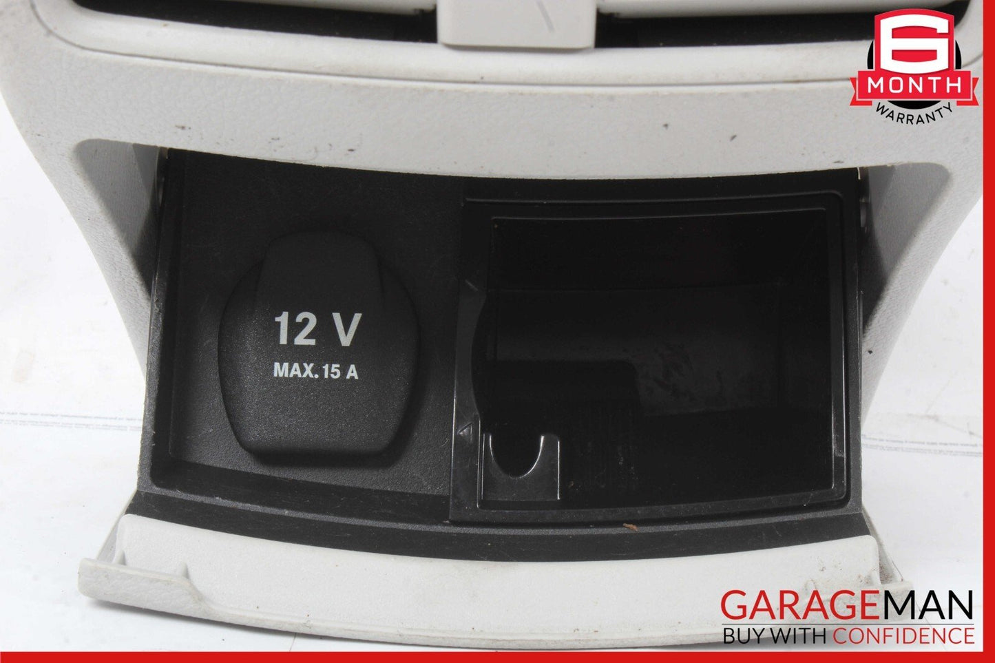 14-18 Mercedes W117 CLA250 Rear Center Console Air Vent Back Cover Ashtray Gray