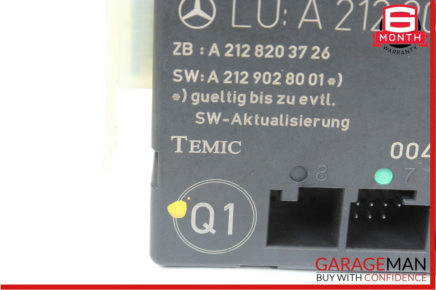 08-15 Mercedes W204 C250 C300 Front Left Driver Side Door Controller Module Unit