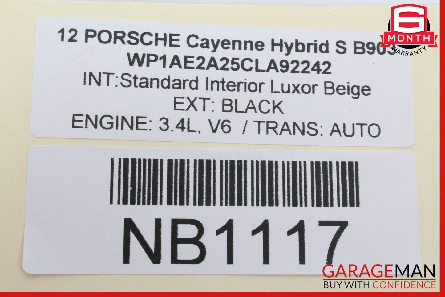 11-17 Porsche Cayenne 958 Hybrid S Front Left Driver Side Door Control Module