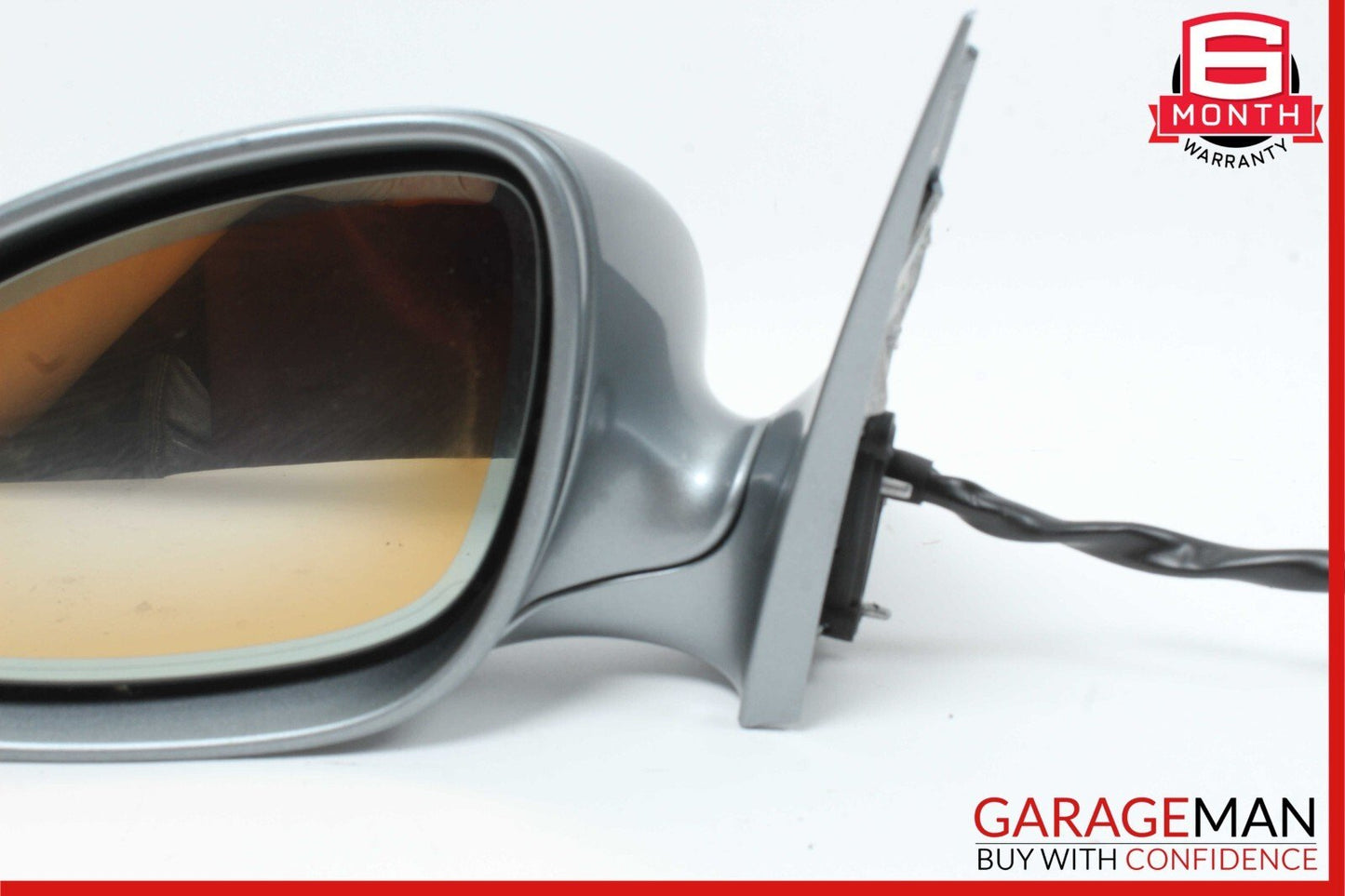 07-09 Mercedes W221 S550 Front Left Side Mirror Door Rear View Andorite Grey OEM