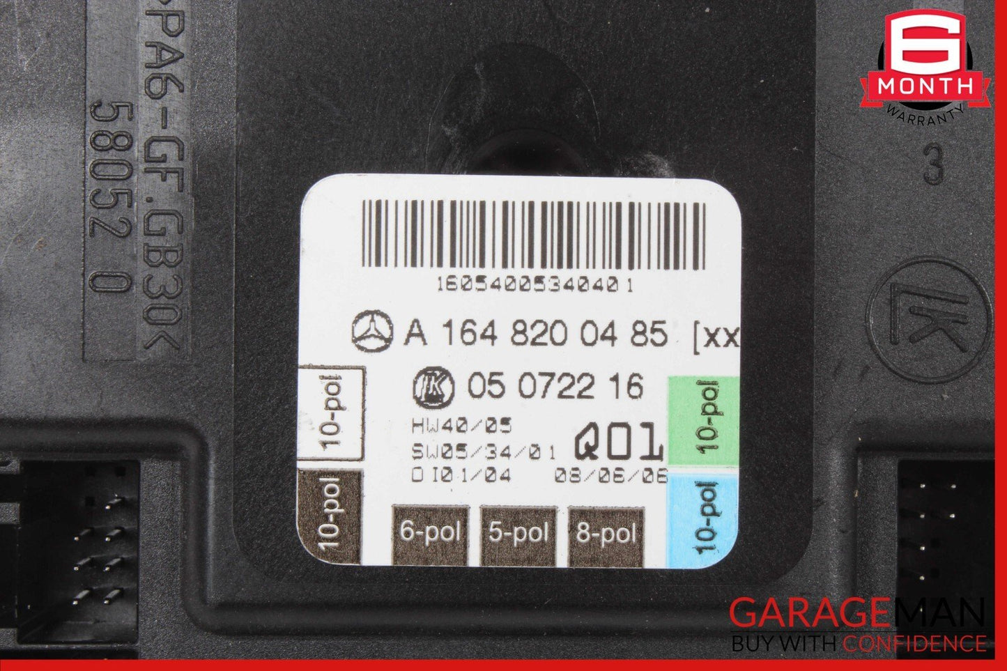 06-13 Mercedes W164 ML350 GL450 Front Right Side Door Control Module Unit OEM