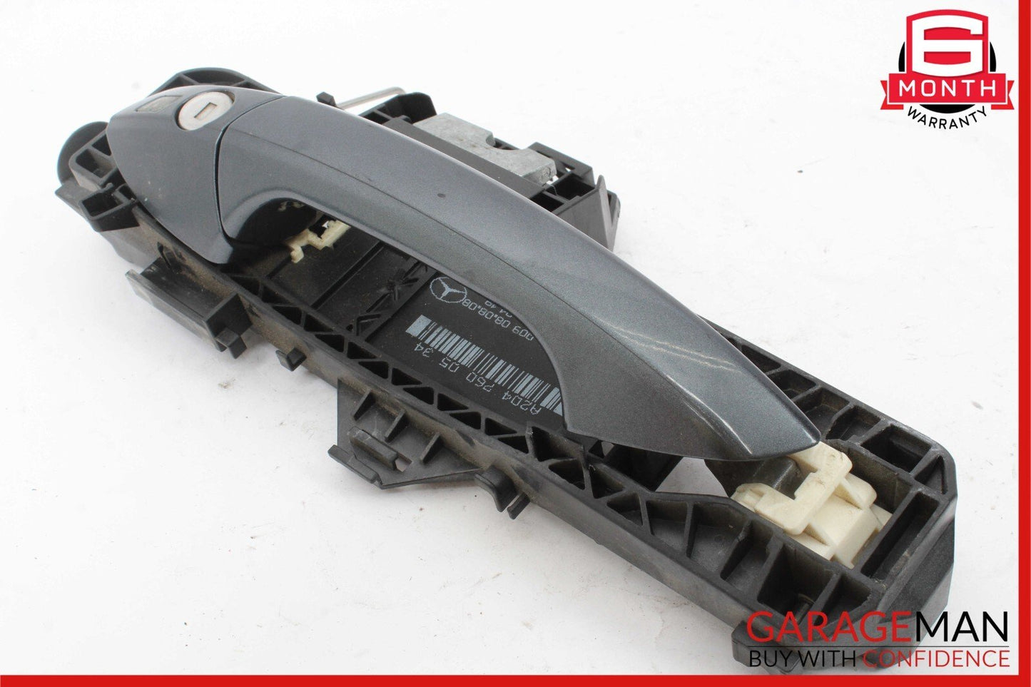 08-11 Mercedes W204 C300 C250 Front Left Driver Side Exterior Door Handle Grey