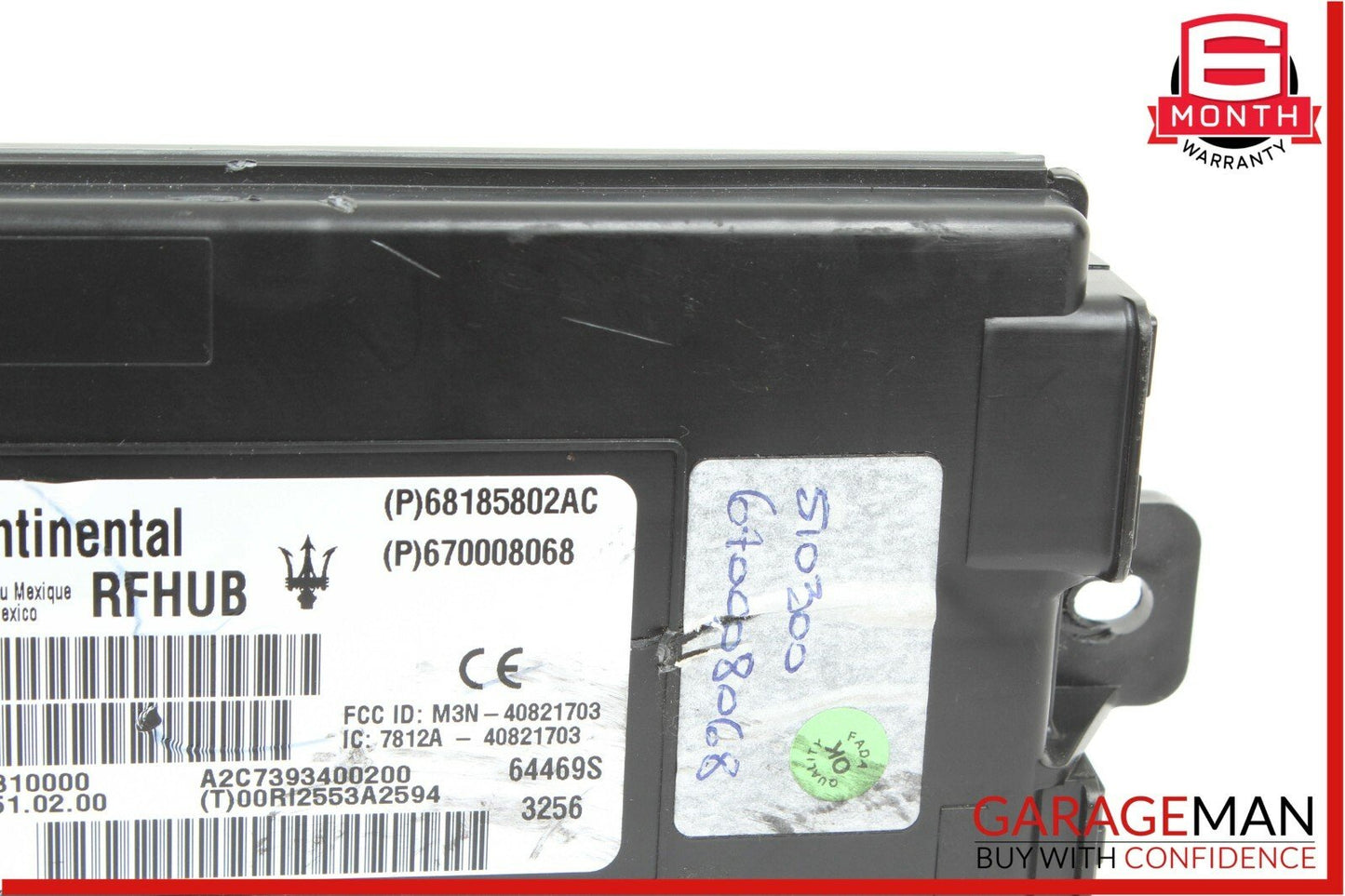 14-17 Maserati Ghibli Passive Entry Control Controller Module Unit 670008068 OEM
