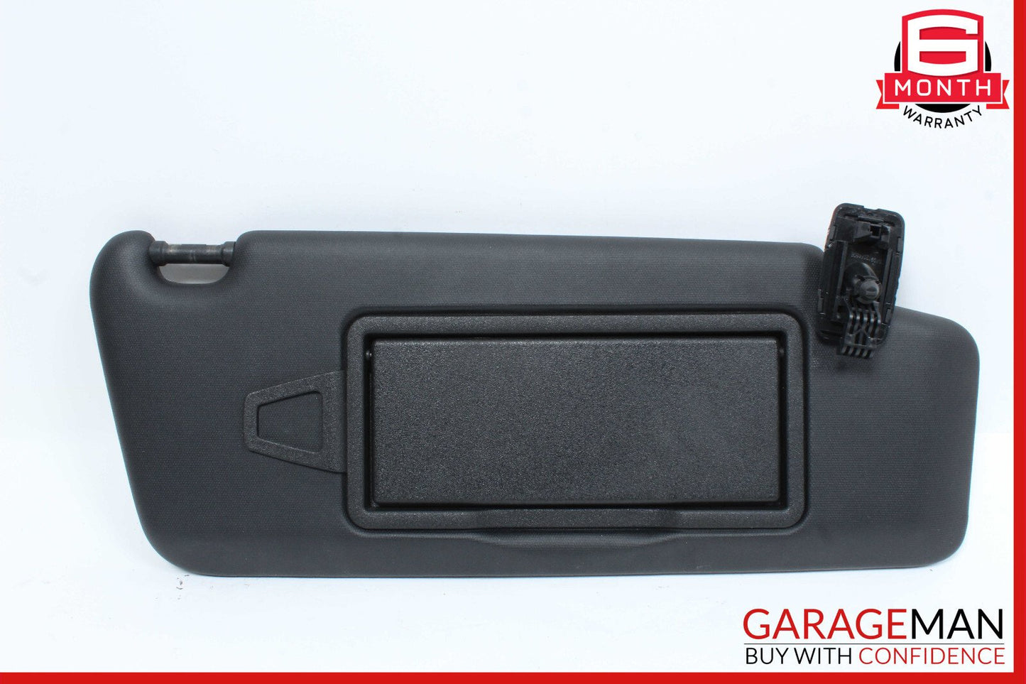 08-15 Mercedes W204 C300 Right Passenger Side Sunvisor Sun Visor Black OEM