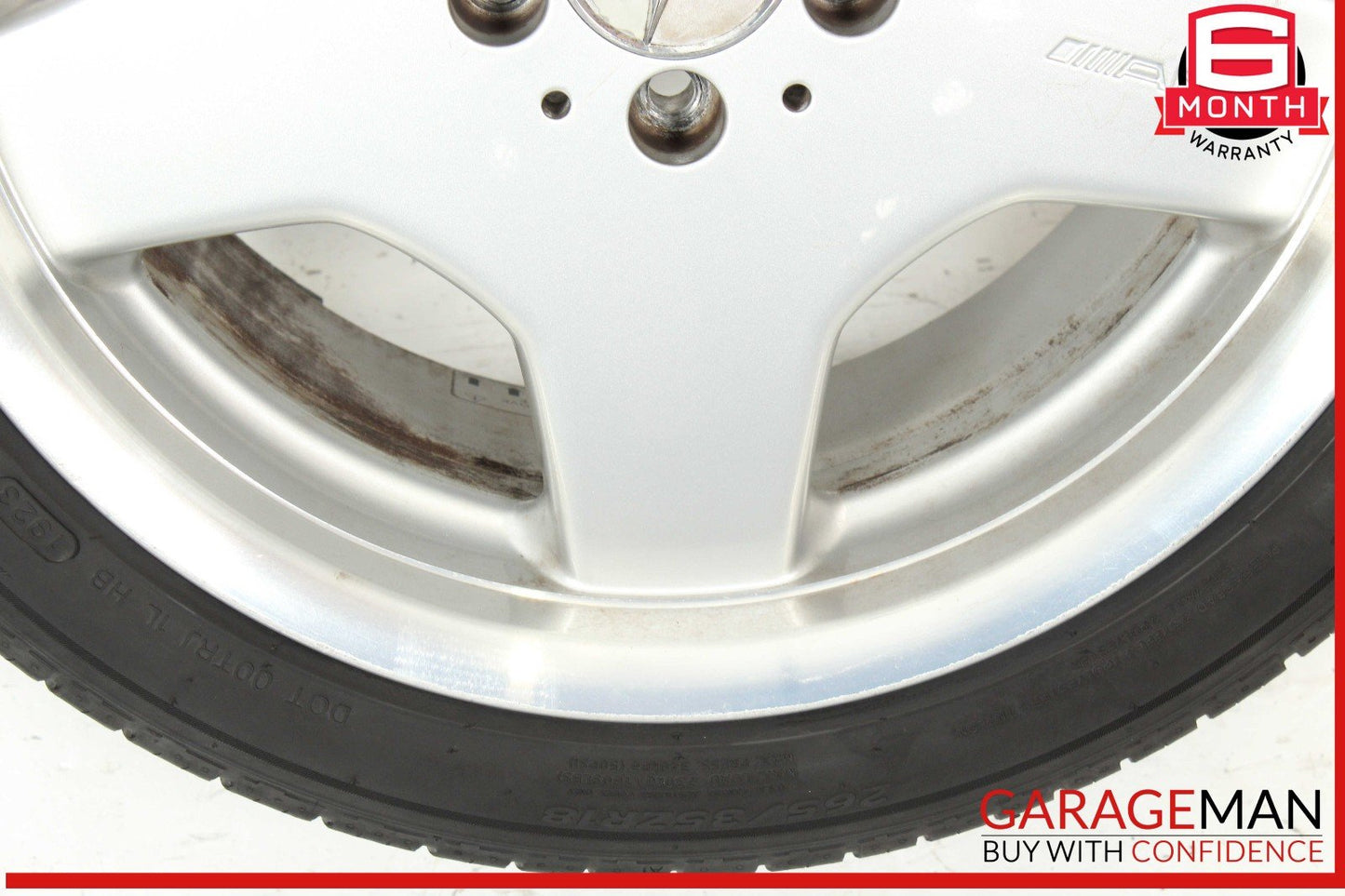 00-06 Mercedes W220 S500 CL500 AMG Monoblock Rear Wheel Tire Rim 9.5Jx18H2 OEM