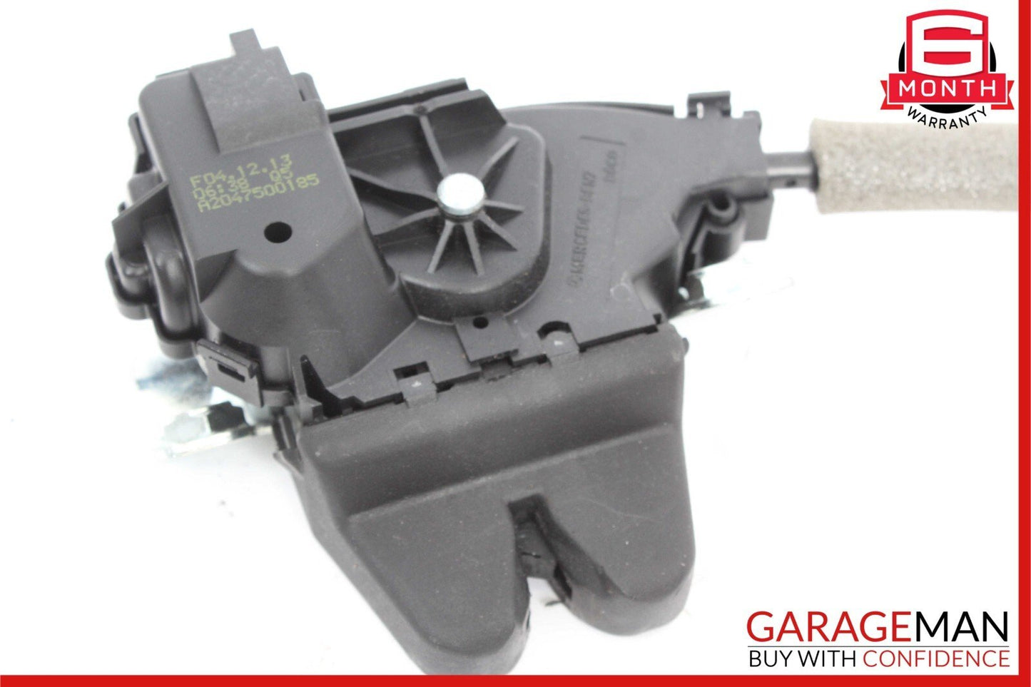 08-17 Mercedes C250 E350 Trunk Lid Latch Lock Actuator w/ Cylinder Lock Latch