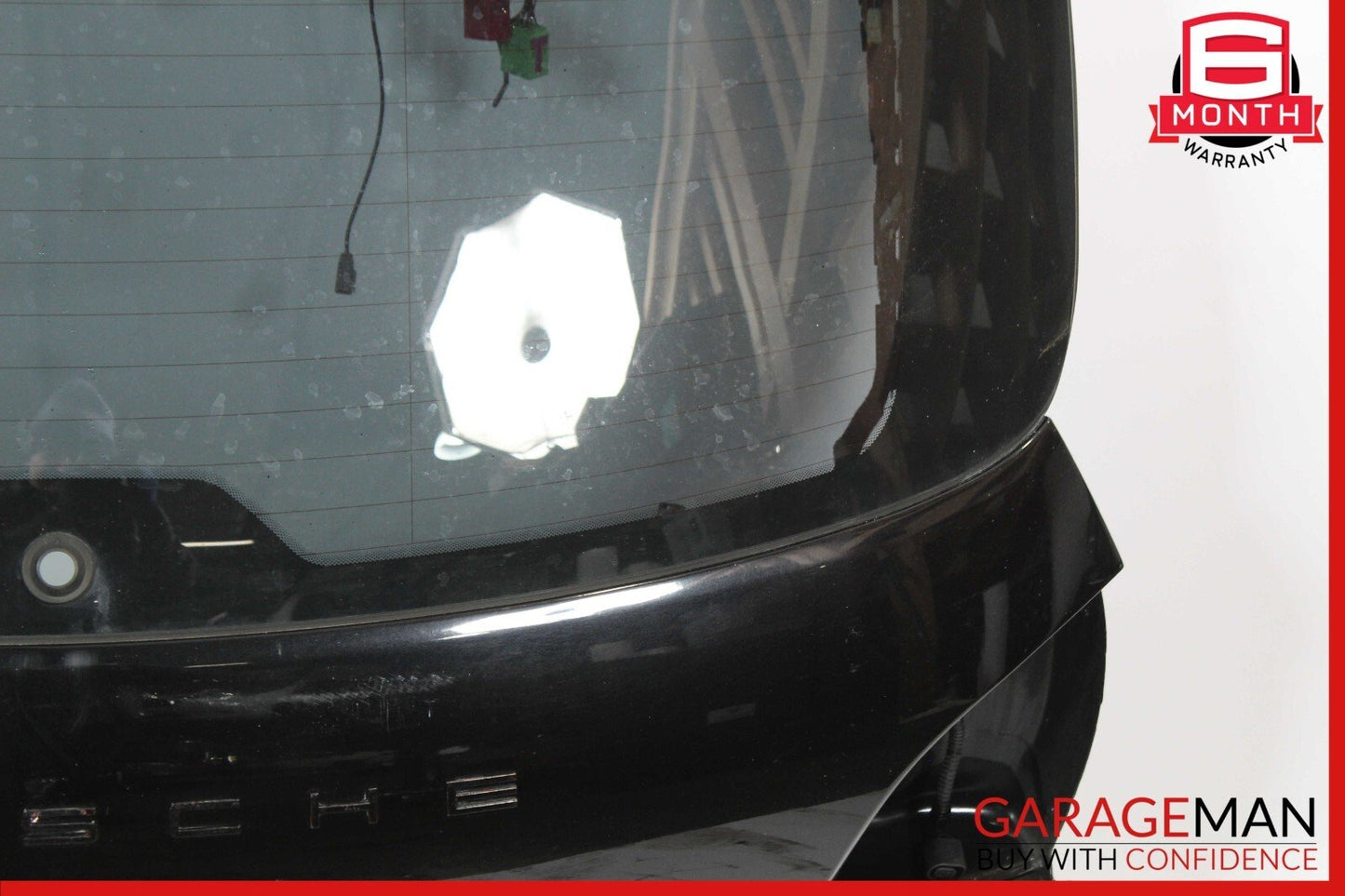 11-14 Porsche Cayenne 958 Trunk Lid Liftgate Tailgate Hatch Shell Black OEM