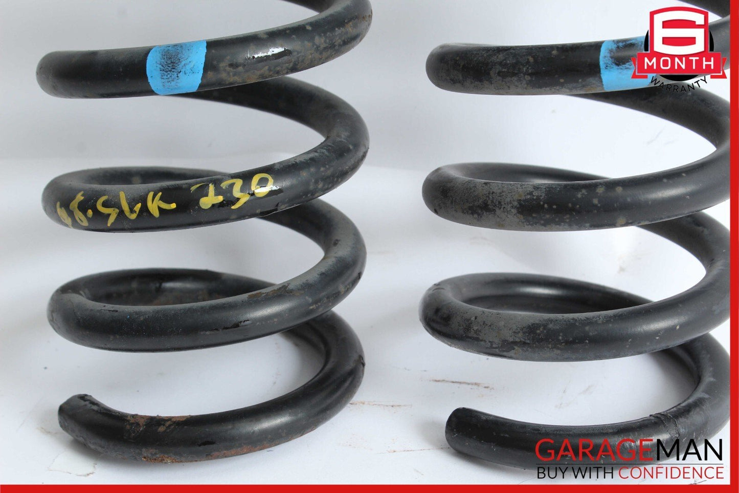 97-04 Mercedes R170 SLK230 SLK320 Rear Shock Absorber Coil Spring Set