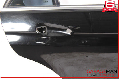 10-16 Mercedes W212 E350 Sedan Rear Right Side Exterior Door Shell Panel Black