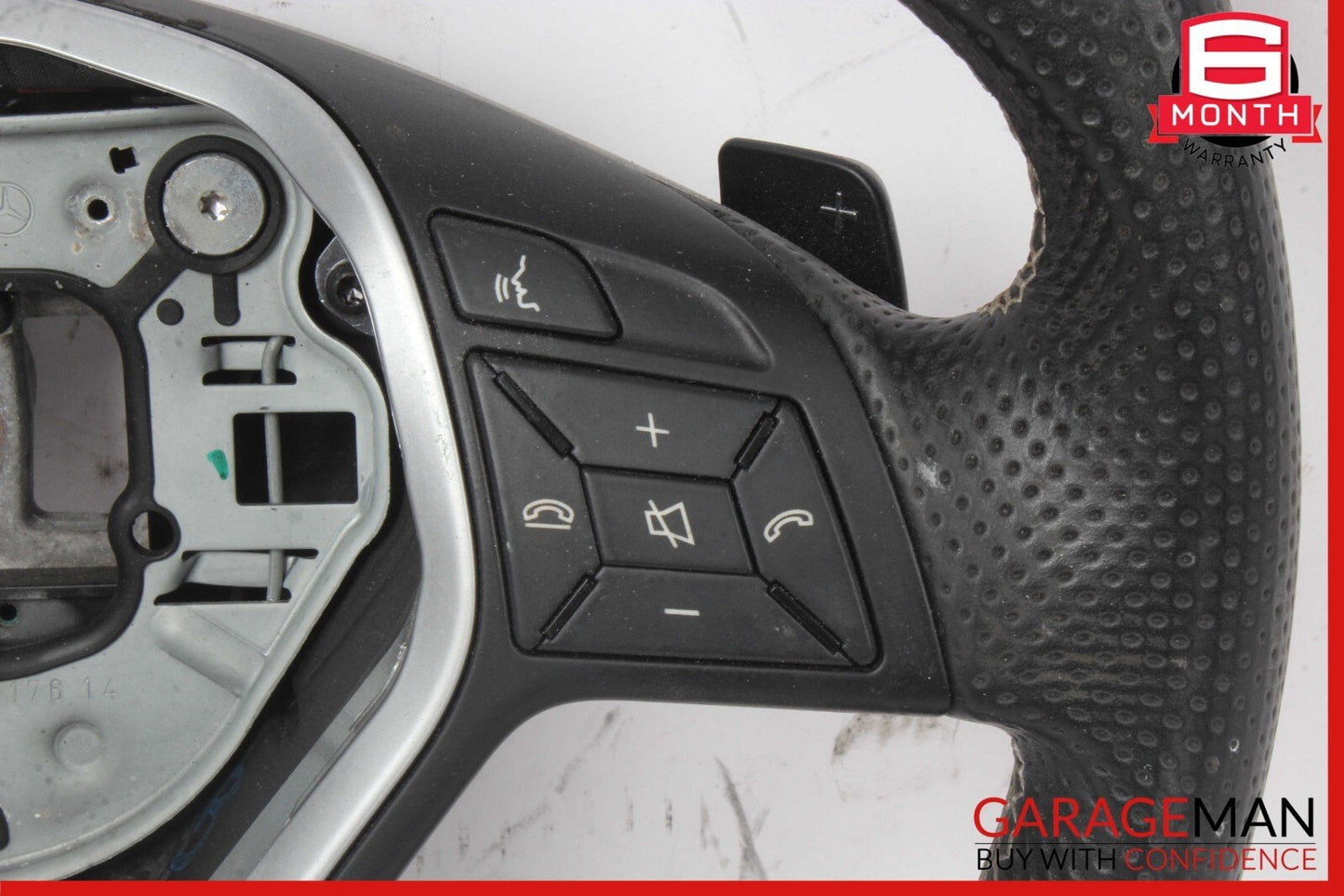 14-19 Mercedes W117 CLA250 Steering Wheel Controls w/ Shifters Assy Black OEM