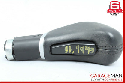 14-17 Maserati Ghibli Floor Gear Shift Shifter Knob Leather Black OEM