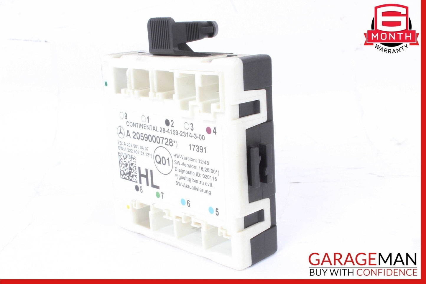 15-19 MERCEDES W205 C300 REAR LEFT DOOR CONTROL MODULE OEM A2059000728