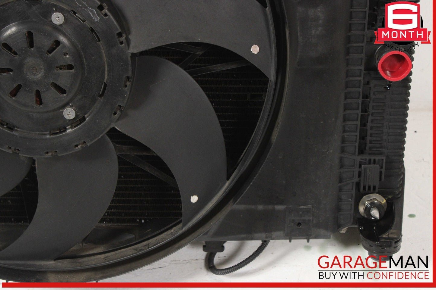12-15 Mercedes X204 GLK350 Engine Radiator Condenser Cooling Fan Motor Assy